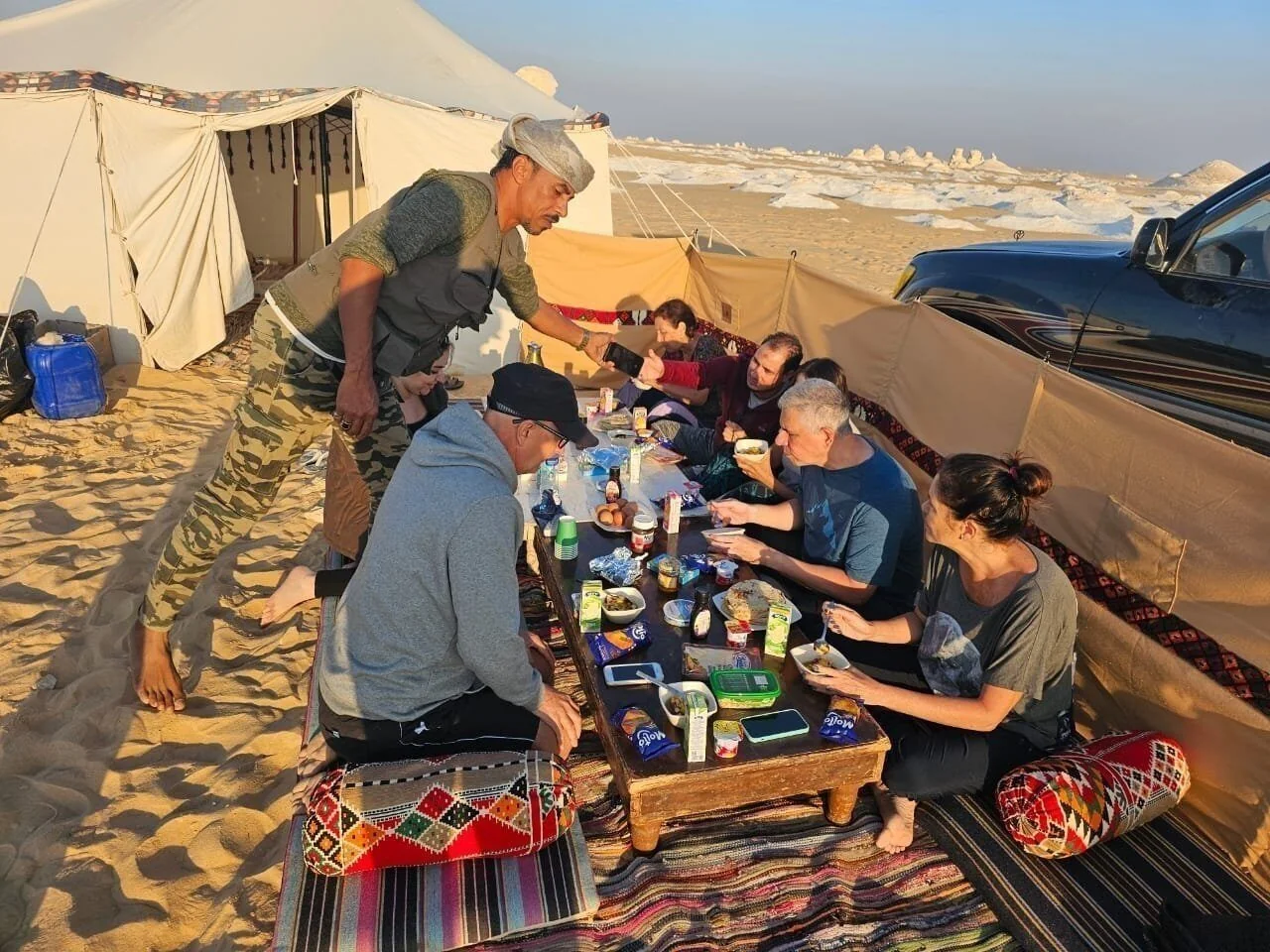 Bahariya-Oase Thermalquellen Gruppentour in Weiße Wüste