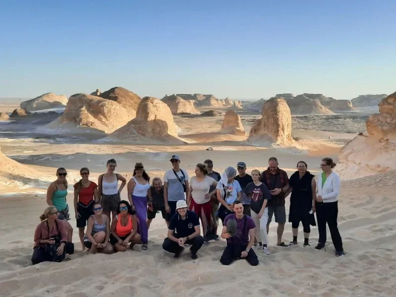 Bahariya-Oase Thermalquellen Gruppentour in Weiße Wüste — view 2