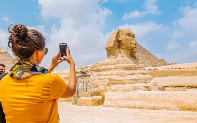 Cairo & Giza Pyramids Day Trip by Plane — Sharm El Sheikh, rated 4.9 on TripAdvisor