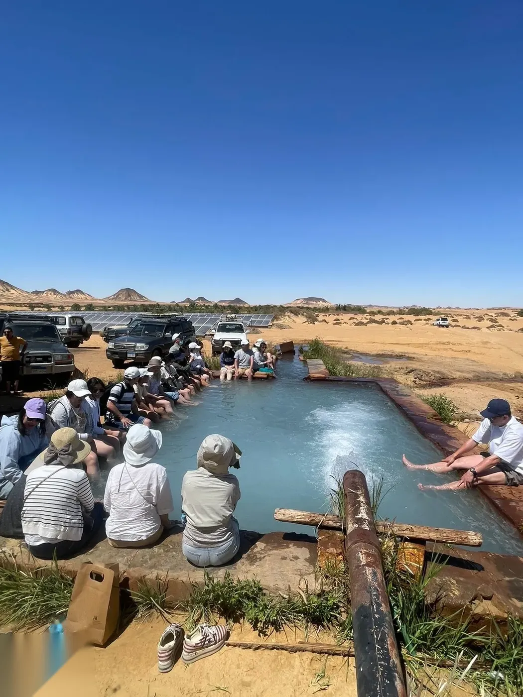 Private White Desert Overnight Camping Safari