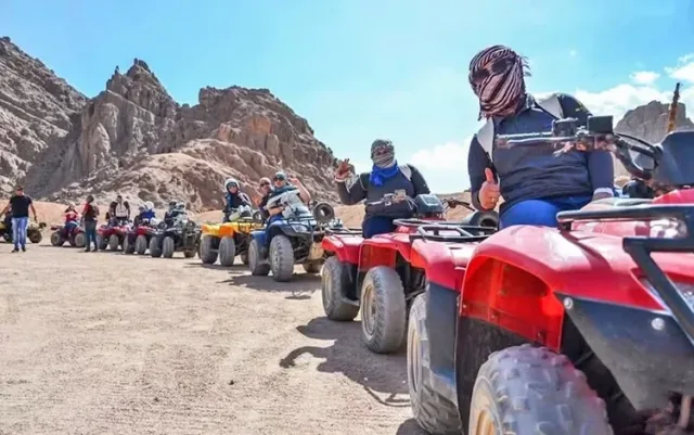 Quad Bike Desert Safari with BBQ Dinner & Bedouin Show — Sharm El Sheikh, rated 4.9 on TripAdvisor